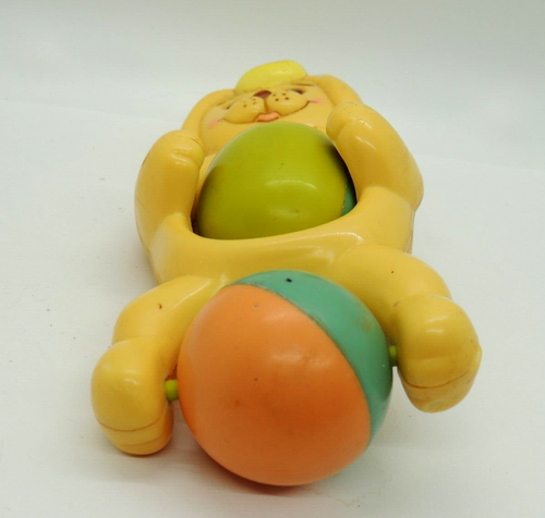 Vintage Tommee Tippee Baby Spielzeug Hund Spinner Rassel Made in Hong Kong - Bild 2 von 12