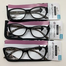 "3 PAIR" Foster Grant Sight Station SSR 24 640 2.00 Reading Glases READERS