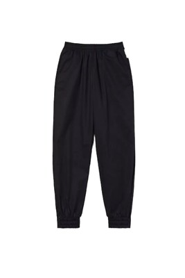 TWINSET Hose aus technischem Popeline in schwarz