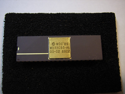WD33C93-AL ceramic Gold WESTERN DIGITAL ENHANCED SCSI BUS INTERFACE WD 33C93 IC