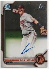 2022 Bowman Chrome 1st Prospects Greg Cullen Auto #CPA-GC