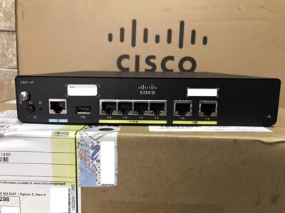 Cisco C921-4P 4 Port Integrated Desktop Router for sale online | eBay