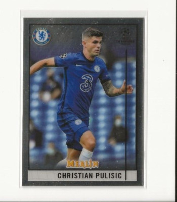 2020-21 Topps Chrome Merlin UEFA Christian Pulisic #21 Chelsea | eBay