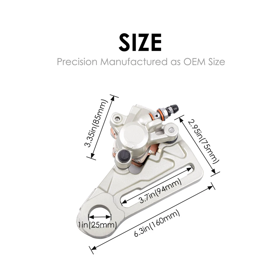 For KTM Rear Brake Caliper w/o Pads 2009-2016 200 XC-W, 250 XC-W 54813080101 - Image 2 of 4