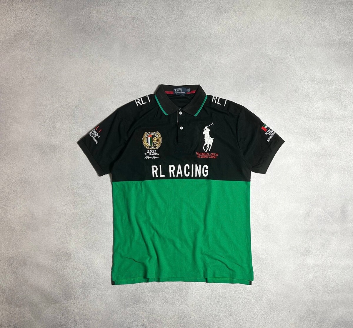 Polo Ralph Lauren RL Racing Dubai UAE #9 Polo Shirt Big Pony Chief