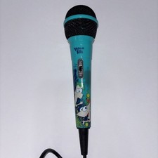 Phineas And Ferb Microphone Toys R Us RARE Teal Disney Cardioid 8ft