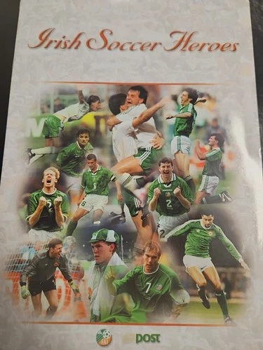 Ireland 2002 IRISH SOCCER  HEROES Ss ,Sheet ,FDC  w/ FOLIO- etc.