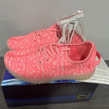 Zapatillas ATS LED Juveniles Talla 12C Rosa Iluminar Zapatos Carga USB XS3105