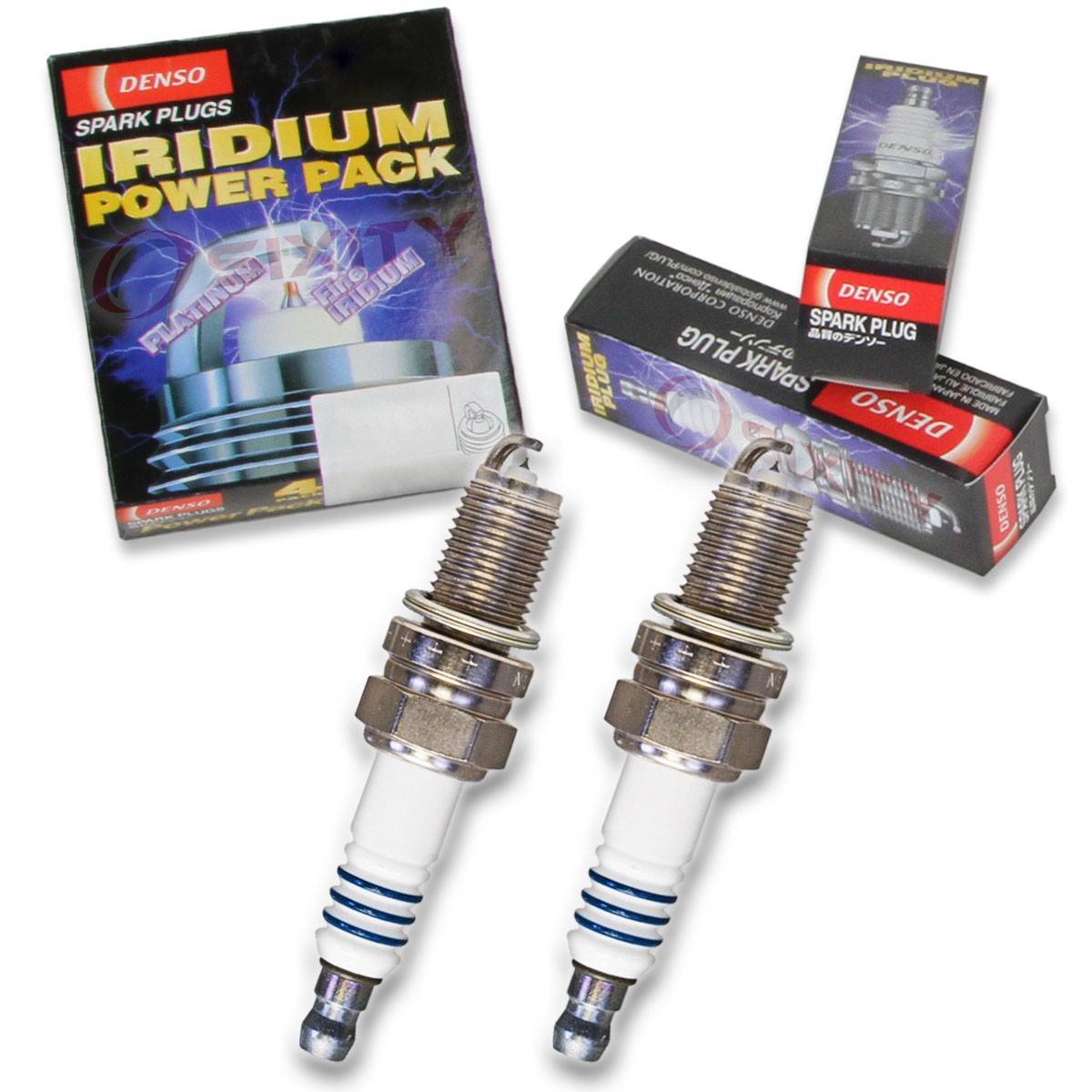 2 pc Denso Iridium Power Spark Plug for Buell S2 Thunderbolt 1995-1996 Tune db