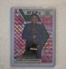 Panini 2019-20 Mosaic MVPs Giannis Antetokounmpo #297 Prizm Milwaukee Bucks