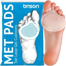 Metatarsal Pads Ball of Foot Cushions - Medium, Transparent