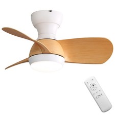 Reversible Function,23-in Ceiling Fan.LED Lights.Quiet Motor Bedroom Ceiling Fan