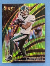 2025 Select Club Level Garrett Wilson #275 Neon Green Shock Prizm /699 Jets CM