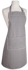 Now Designs Chef Apron, Narrow Stripe - Black 2500928 