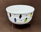 Homer Laughlin Fiesta Ware Christmas Lights Gusto Cereal Ice Cream Bowl