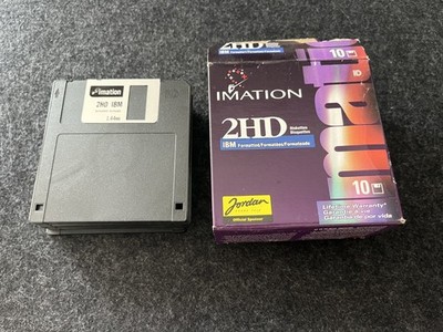 Imation 2HD IBM 1,44MB 3,5'' High Density Disketten (10 im Karton)