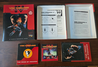 Wing Commander IV: The Price of Freedom (1996) Big Box MS-DOS PC CD-ROM CIB