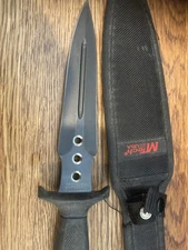 M-Tech 11" Double Edge Blade Dagger Black Tactical