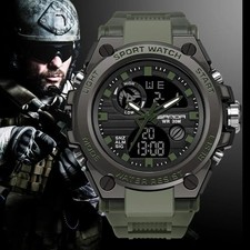 SANDA Top Luxury Watches Men Military Army Mens Watch Waterproof Sport Wristwatc