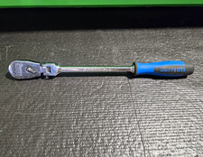 Cornwell Tools Blue Power 3/8 Drive Long Locking Flex Head Ratchet.