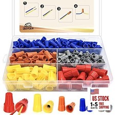 Pcs Wire Connectors Nuts Kit - Electrical Twist Wiring Splice Screw Caps 330