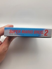 Super Mario Bros. 2 NES FIRST PRINT BOX CIB ROUND Seal TM Nintendo 1988 