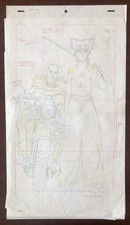 Tenjou Tenge - Pan Genga Ep. 1. Revision Genga and Original Layouts.