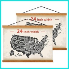 Magnetic Poster Hanger Frame for 24x36 24x30 24x32 Movie Music Posters Wall A...