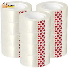 12 Rolls Transparent Tape Refills, Hand Tearable Clear Tape, 3/4 X 1000 Inches,