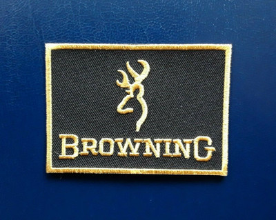 BROWNING SCHIESSEN AUSRÜSTUNG FLIEGENFISCHEN KARPFENAUSRÜSTUNG BESTICKT PATCH UK VERKÄUFER 