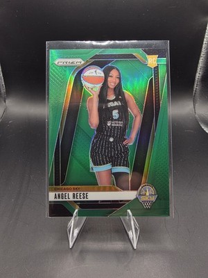 Angel Reese 6-Card Lot 2024 Prizm Green RC 2025 Donruss Crunch Time Press Proof