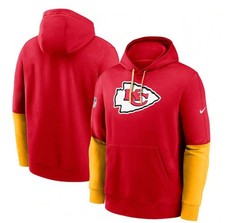 Nike Men's Kansas City Chiefs 2024 Sideline Club Hoodie Size M