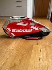 Babolat Team 2 Tennis Racket Bag With Strap Black Red White Approx 30”