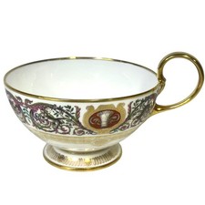 Antique Sevres Ch teau de Fontainebleau 1876 Large Teacup-Elegant 