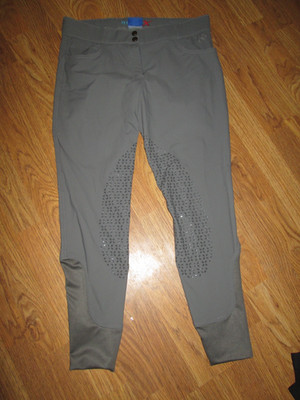 Womens AQUA X OVATION EQUESTRIAN horseback riding breeches pants sz 30 Reg