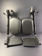 Universal Wheelchair Foot Rest Legrest Universal Elevating Legs Padded - SET