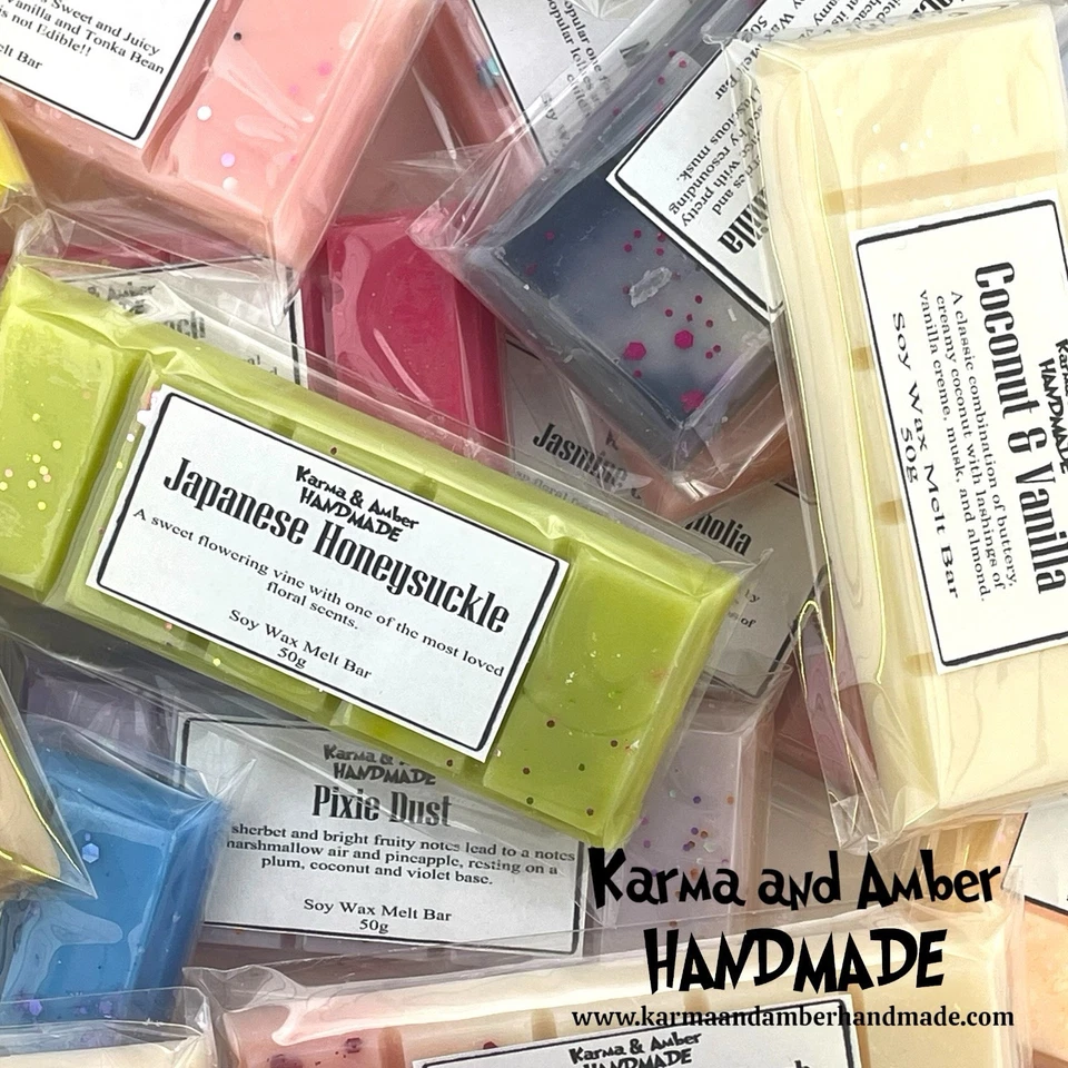 Snap Bar Wax Melts, Highly Scented, Soy Wax, MANY SCENT OPTIONS, Home Fragrance