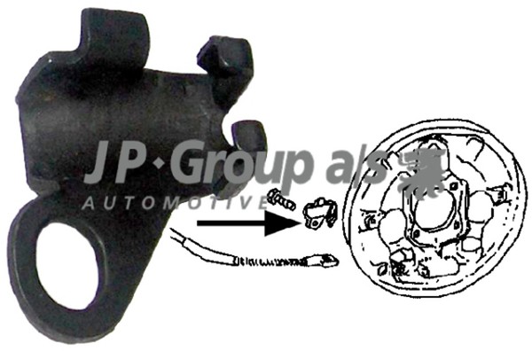 JP Group Bremsseil Seilzug Feststellbremse 8170350306 FüR VW Kaefer 15 Karmann-image