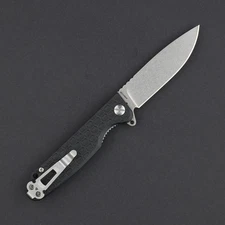 Daggerr Knives Dopey Folding Knife 2.88" 8Cr14MoV Steel Blade Black FRN Handle