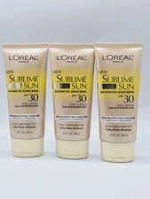 3  Pack - LOreal Sublime Sun Advanced Sunscreen SPF 30 Lotion, 3 oz 