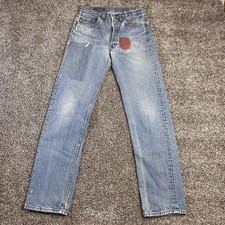 Vintage 1986 Levis 501-0115 Jeans Mens Size 29x33 80s Faded Blue USA Button Fly