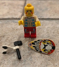 Lego ww017 Big Chief Rattle Snake Cowboy Indians 6709 6746 6763 6766 Minifigures