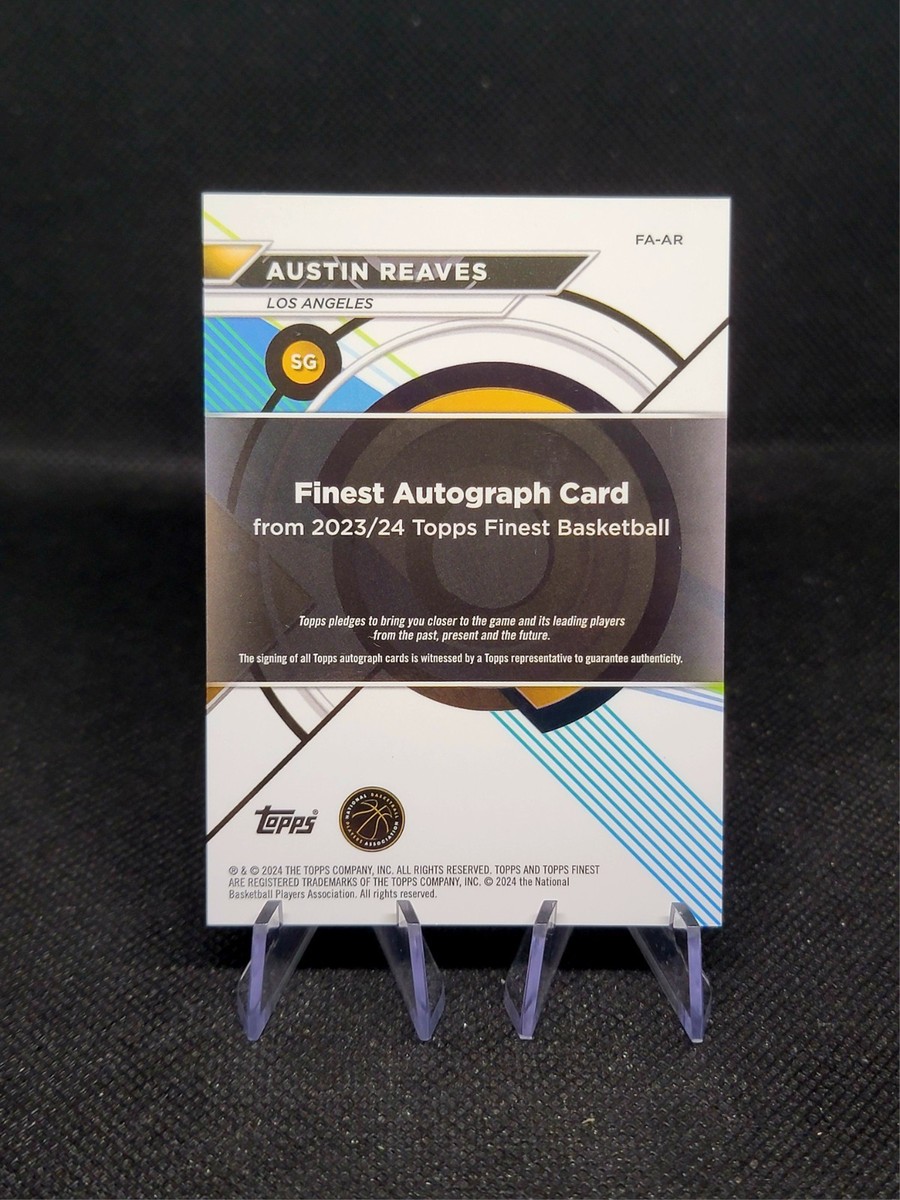2023-24 Topps Finest - Finest Autographs Austin Reaves #FA