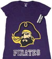 East Carolina University Pirates T-Shirt New NWT Ladies Womens Petite MEDIUM