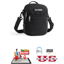 Mens Crossbody Sling Bag RFID Anti Theft Trav...