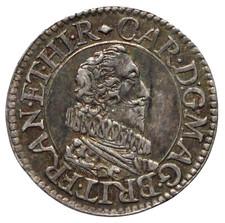Charles i Pattern Halfgroat by N Briot  S2856A