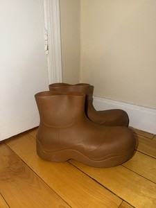 BOTTEGA VENETA Puddle Boots ダークブラウン 37 Bottega Veneta
