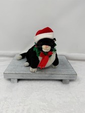 Christmas Pampered Pets Big Daddy Fat CAT 6" Beanbag Plush Toy by Dakin