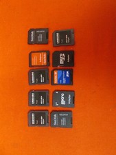 Lot Of 10 Micro SD To SD Memory Card Adapters Very Good 1001