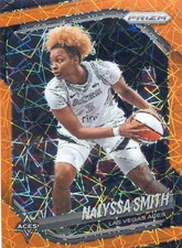 2025 Panini Prizm WNBA Orange Velocity NO. 119 NaLyssa Smith, Las Vegas Aces